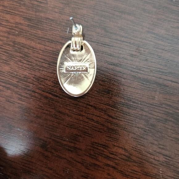 Napier Gold Disc Earrings - Picture 3 of 6